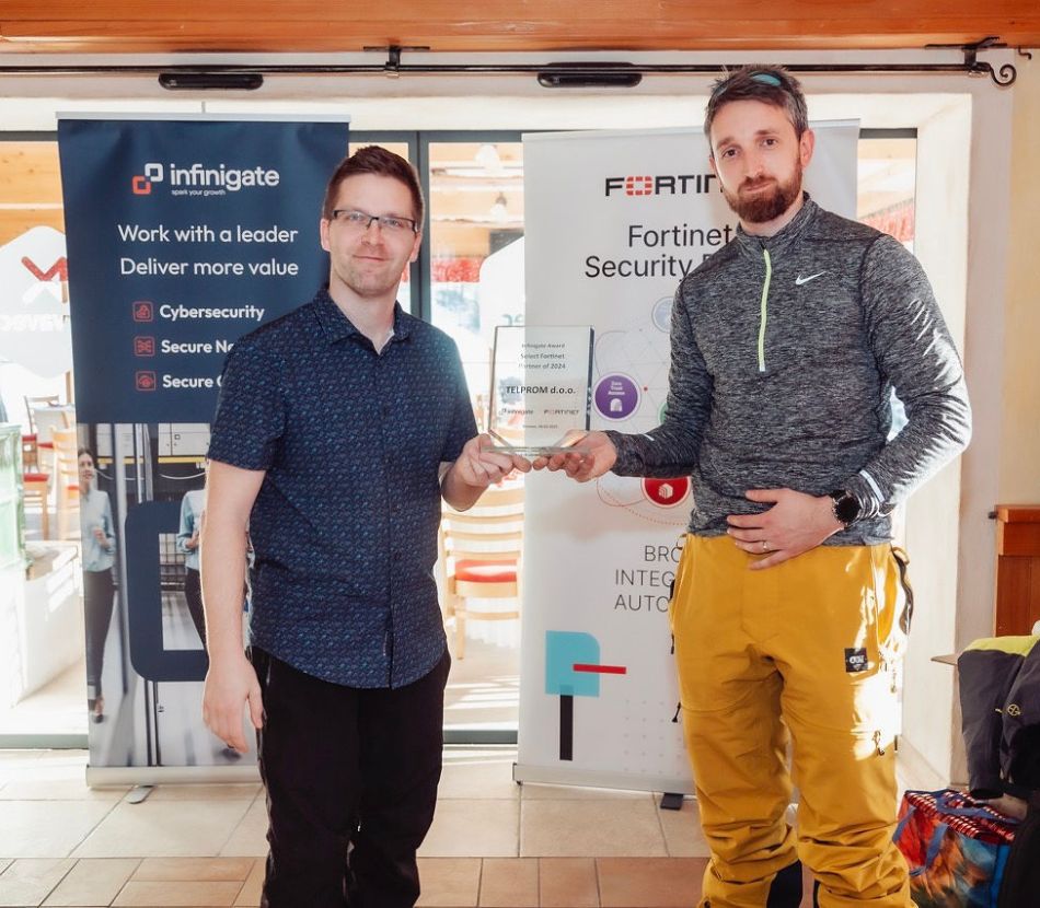 Nagrada za najboljšega Fortinet partnerja!