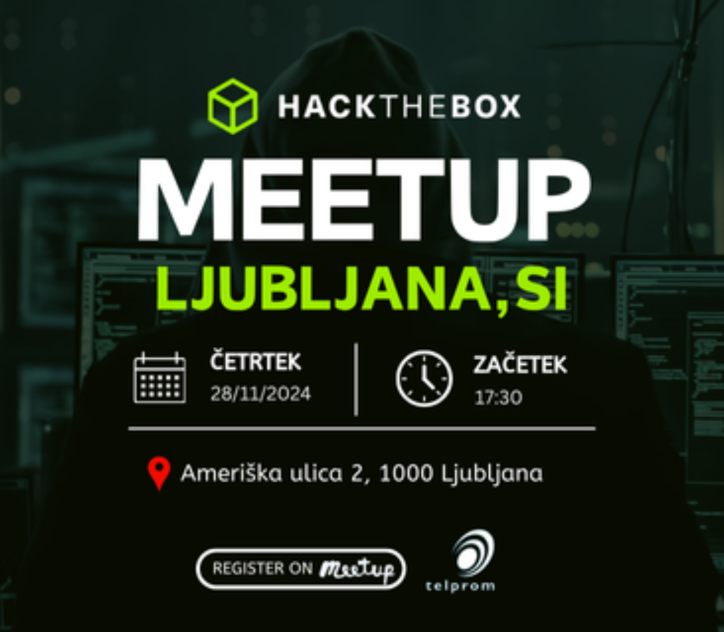 V Ljubljani organiziramo 3. Hack The Box Meetup!