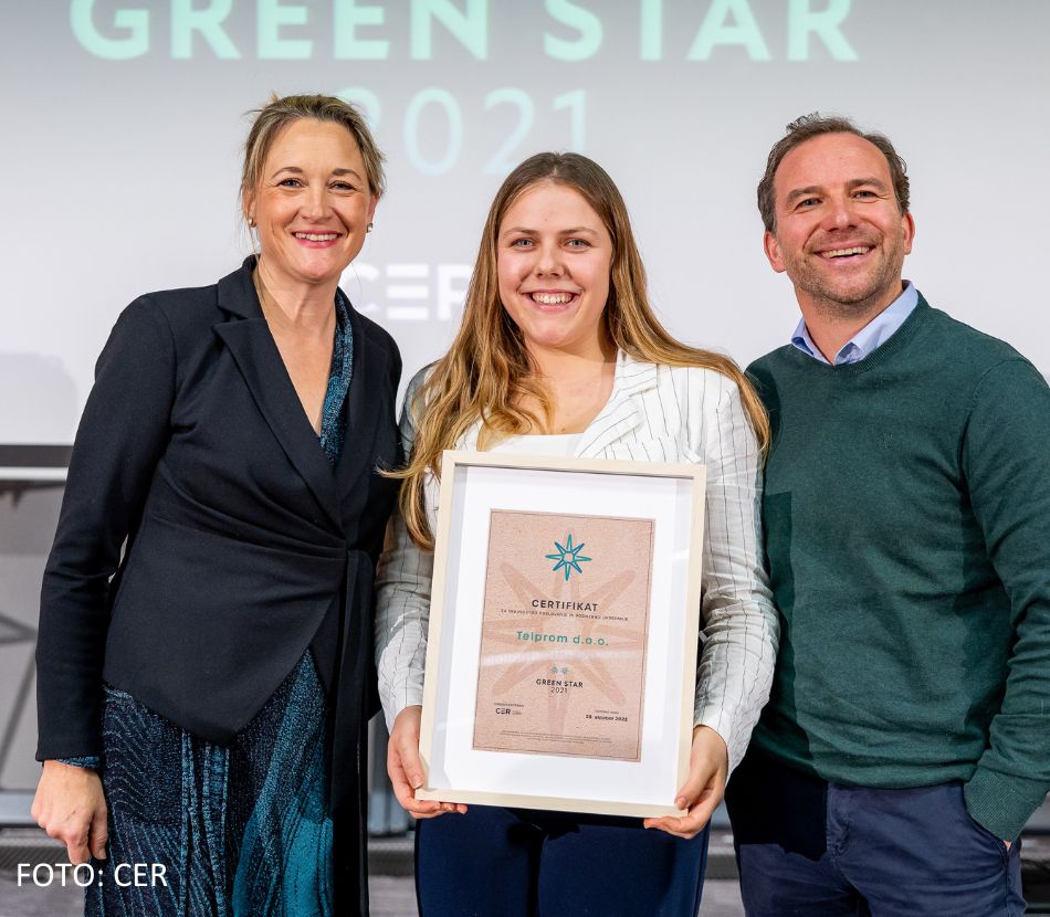 Green Star certifikat Telprom